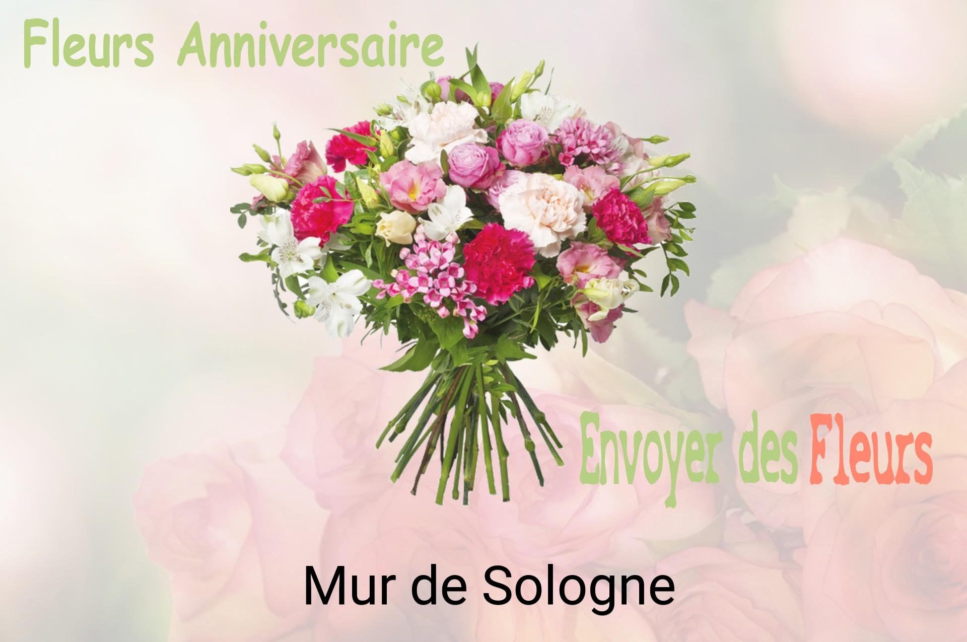 Bouquet de fleurs d’anniversaire livré à Mur-de-Sologne